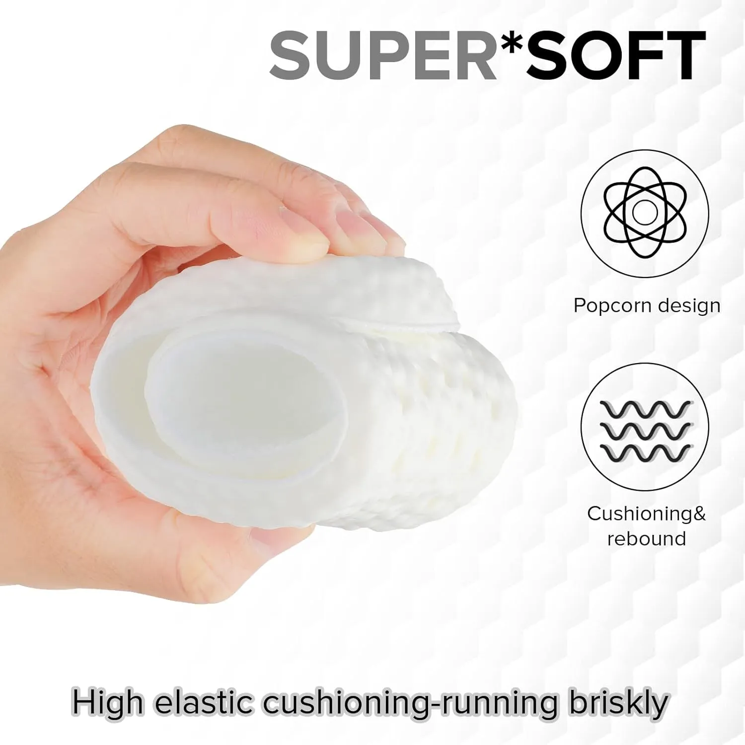 1 Pairs Memory Foam Shoe Insoles, Shock Absorption Inserts Arch Support Cushioning Sports Insoles Soft Comfortable Replacement Insoles for Men Women