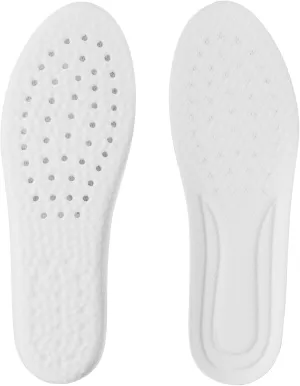1 Pairs Memory Foam Shoe Insoles, Shock Absorption Inserts Arch Support Cushioning Sports Insoles Soft Comfortable Replacement Insoles for Men Women