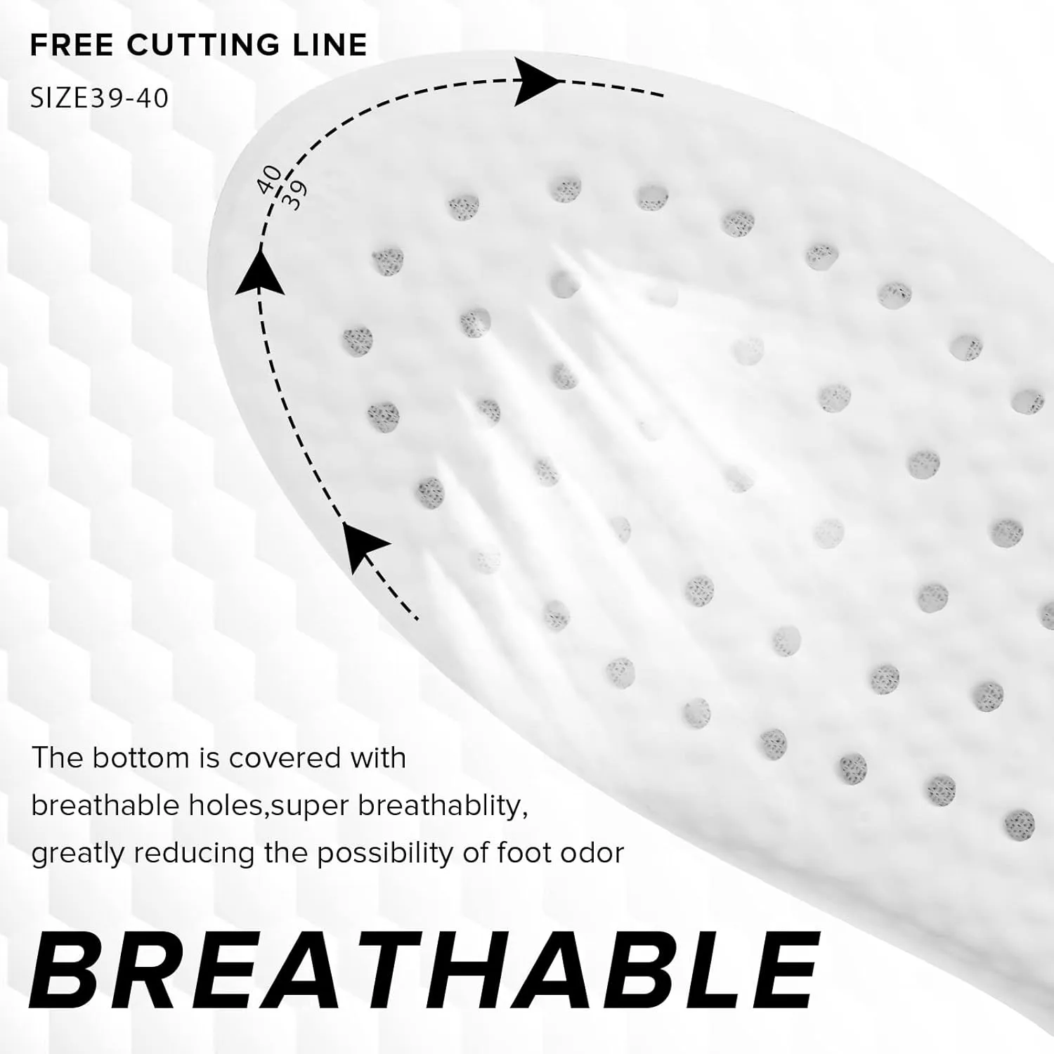 1 Pairs Memory Foam Shoe Insoles, Shock Absorption Inserts Arch Support Cushioning Sports Insoles Soft Comfortable Replacement Insoles for Men Women