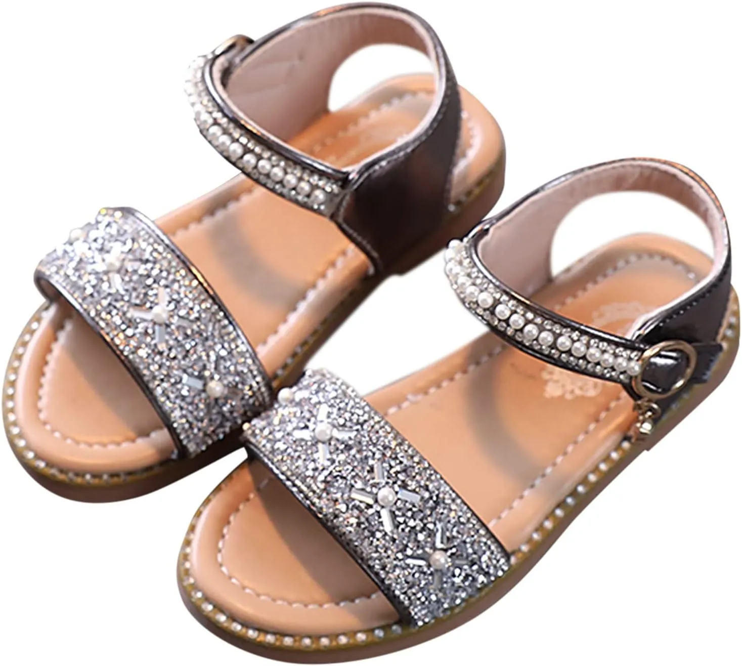 2 Flip Flops Toddler Girl Sandals Easter Flower Girl Dress Shoes Open Toe Little Kid Big Girl Slippers Size 6