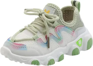 5 Toddler Boy Shoe Baby Soft Up Shoes Toddler Breathable Infant Kids Girls Lace Mesh Boys High Top Dress Shoes