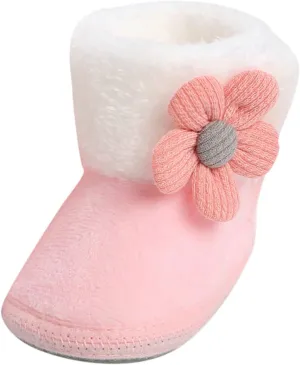 9 Month Baby Boy Boots Baby Cotton Shoes Toddler Shoes Fleece Warm Boots Shoes Fashion Printing Non Slip Breathable Nude Boots Baby Cowboy Boots Boys