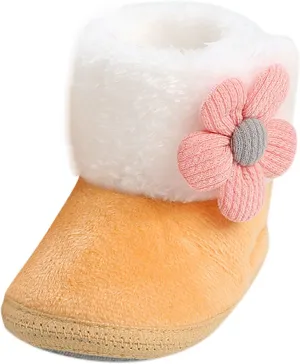 9 Month Baby Boy Boots Baby Cotton Shoes Toddler Shoes Fleece Warm Boots Shoes Fashion Printing Non Slip Breathable Nude Boots Baby Cowboy Boots Boys