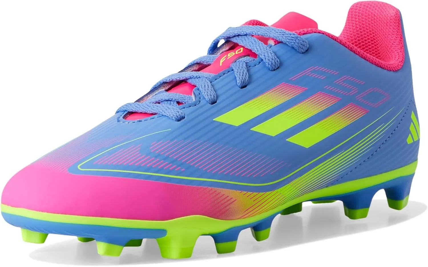 adidas Unisex-Child F50 Club Firm Multi Ground Soccer Cleats (Little Big Kid) Sneaker