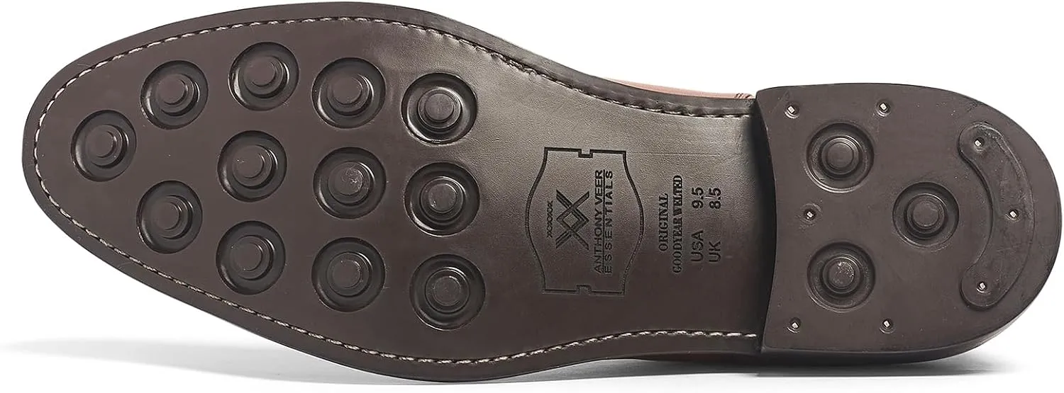Anthony Veer Jefferson Chelsea Boots for Men | Pull-up | Cushion Comfort Footbed