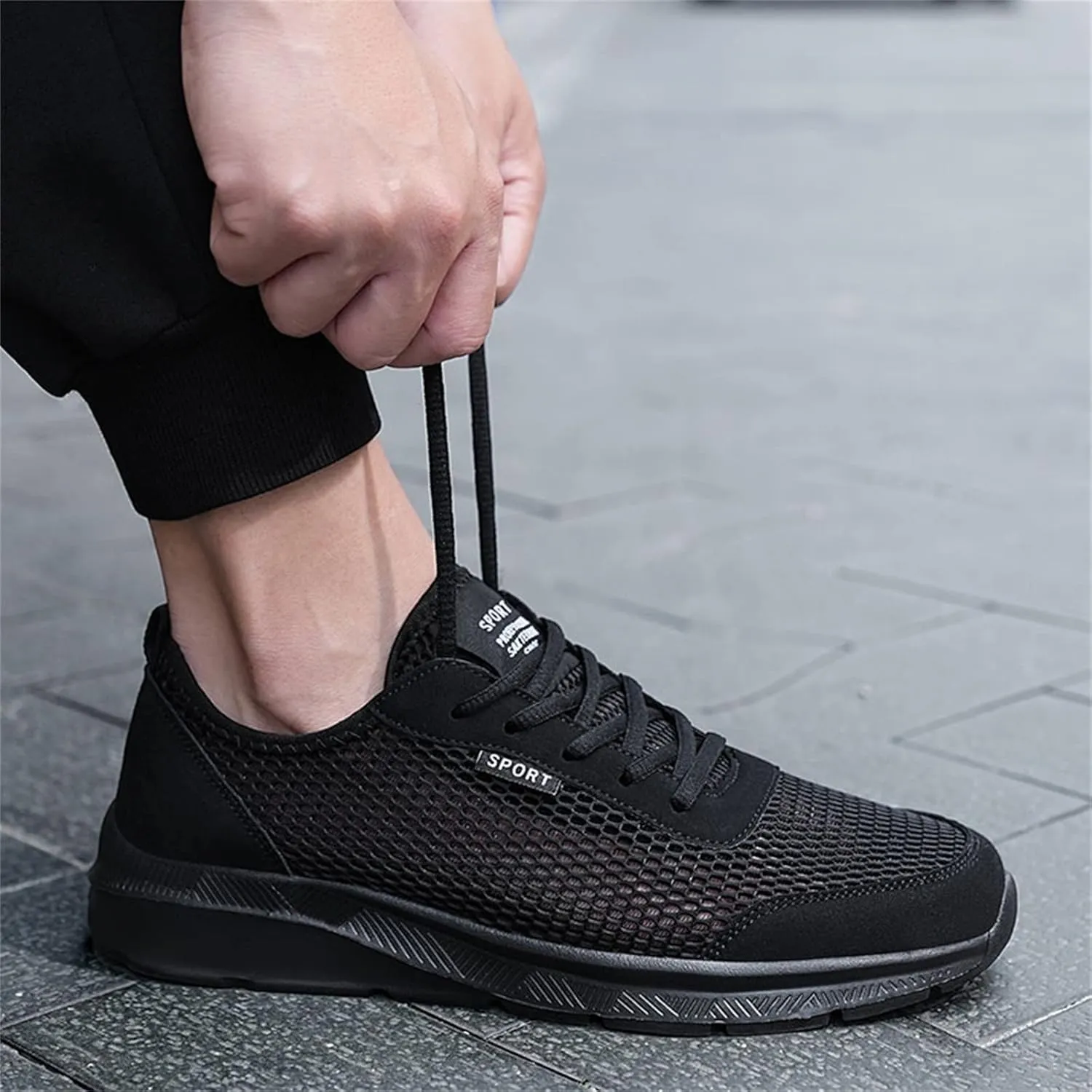 Arch Support Fitness Sneaker for Men Comfortable Breathable Lightweight Tennis Shoe Wide Walking Shoes for Men