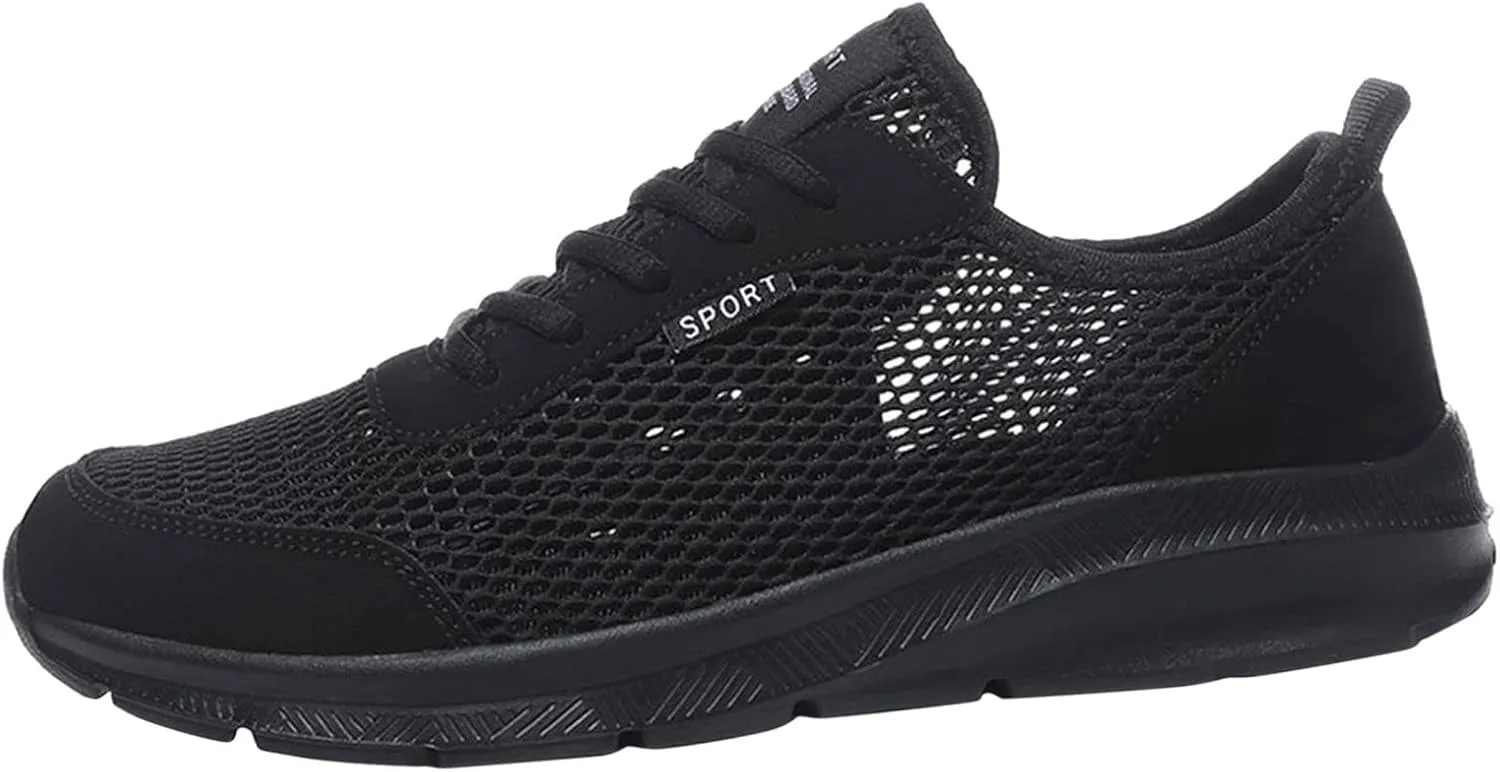 Arch Support Fitness Sneaker for Men Comfortable Breathable Lightweight Tennis Shoe Wide Walking Shoes for Men