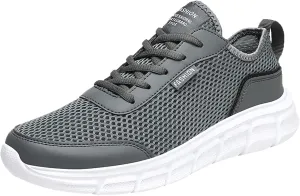 Arch Support Fitness Sneaker for Men Lightweight Breathable Walking Shoe Gym Tennis Sport Jogging Walking Shoes