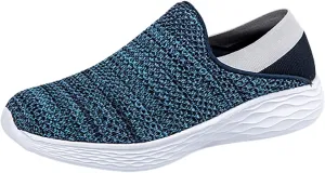 Arch Support Hiking Shoes for Men Lightweight Breathable Slip On Running Shoe Outdoor Non Slip Jogging Sneakers