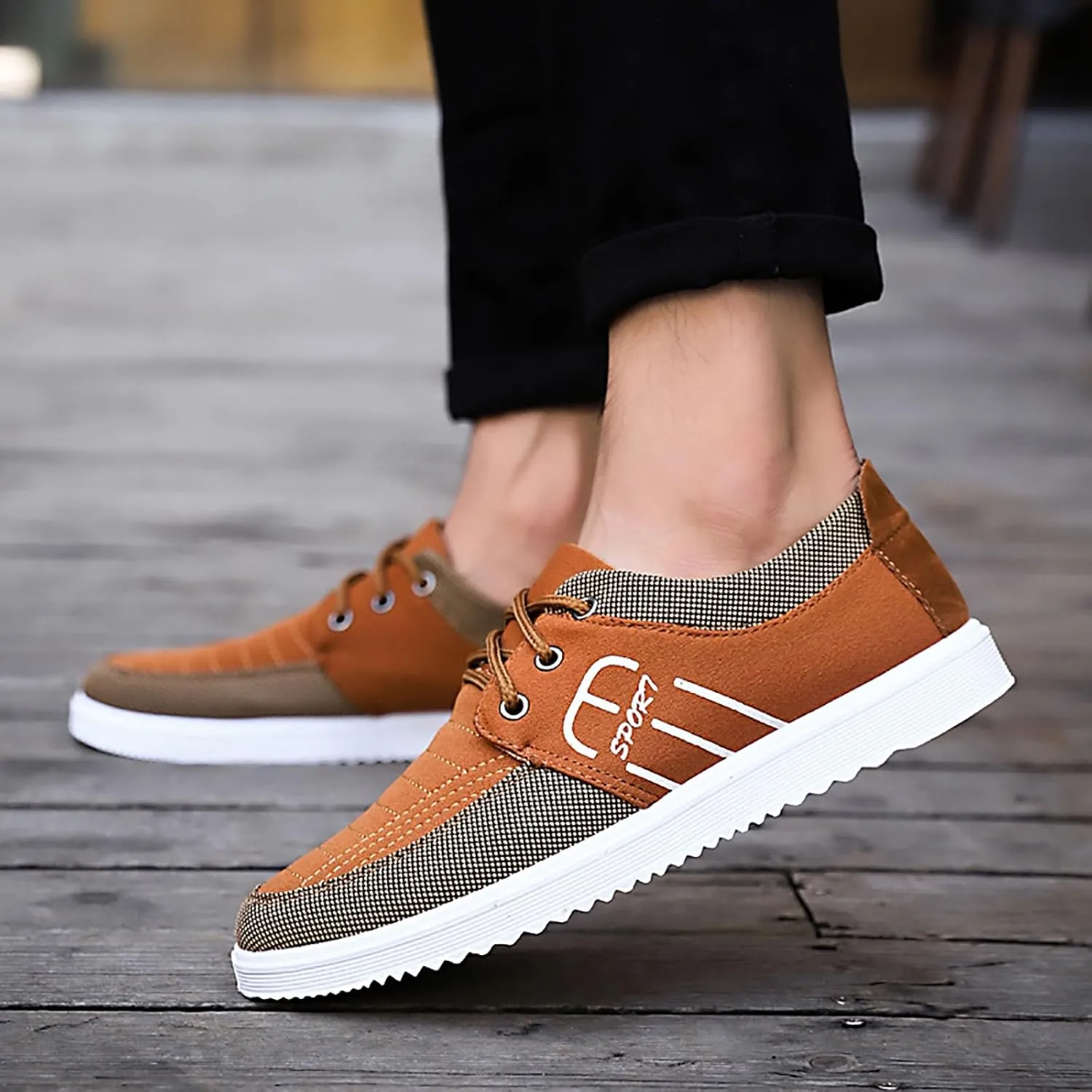 Arch Support Sports Shoes for Men Comfortable Breathable Lightweight Tennis Shoe Arch Support Plantar Fasciitis