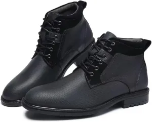 Arkbird Mens Chelsea Boots, Stylish and Comfort Leather Chukka Ankle Boots with Zipper