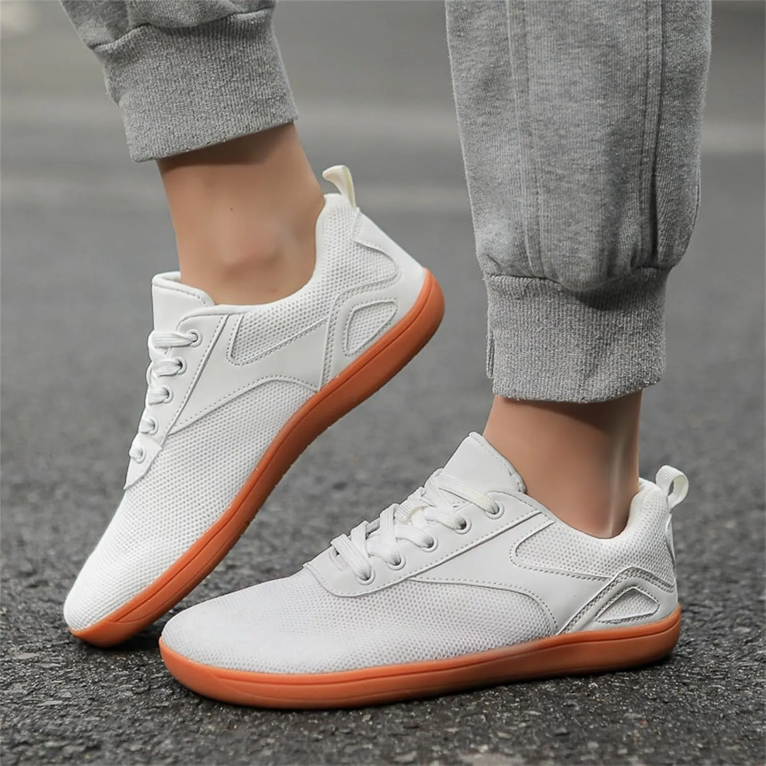 Athletic Fashion Sneakers for Men Breathable Elastic Fly Woven Mesh Sneaker Arch Support Walking Shoes for Men