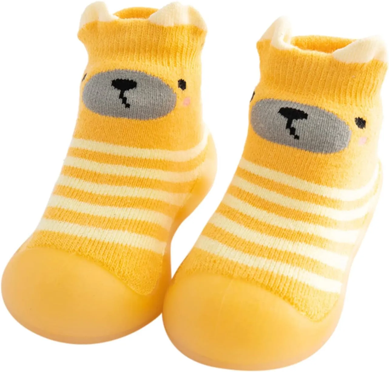 Baby Girl Shoes,Kids Toddler Baby Boys Girls Solid Warm Knit Soft Sole Rubber Shoes Sock Slipper Stocking Girls Shoes