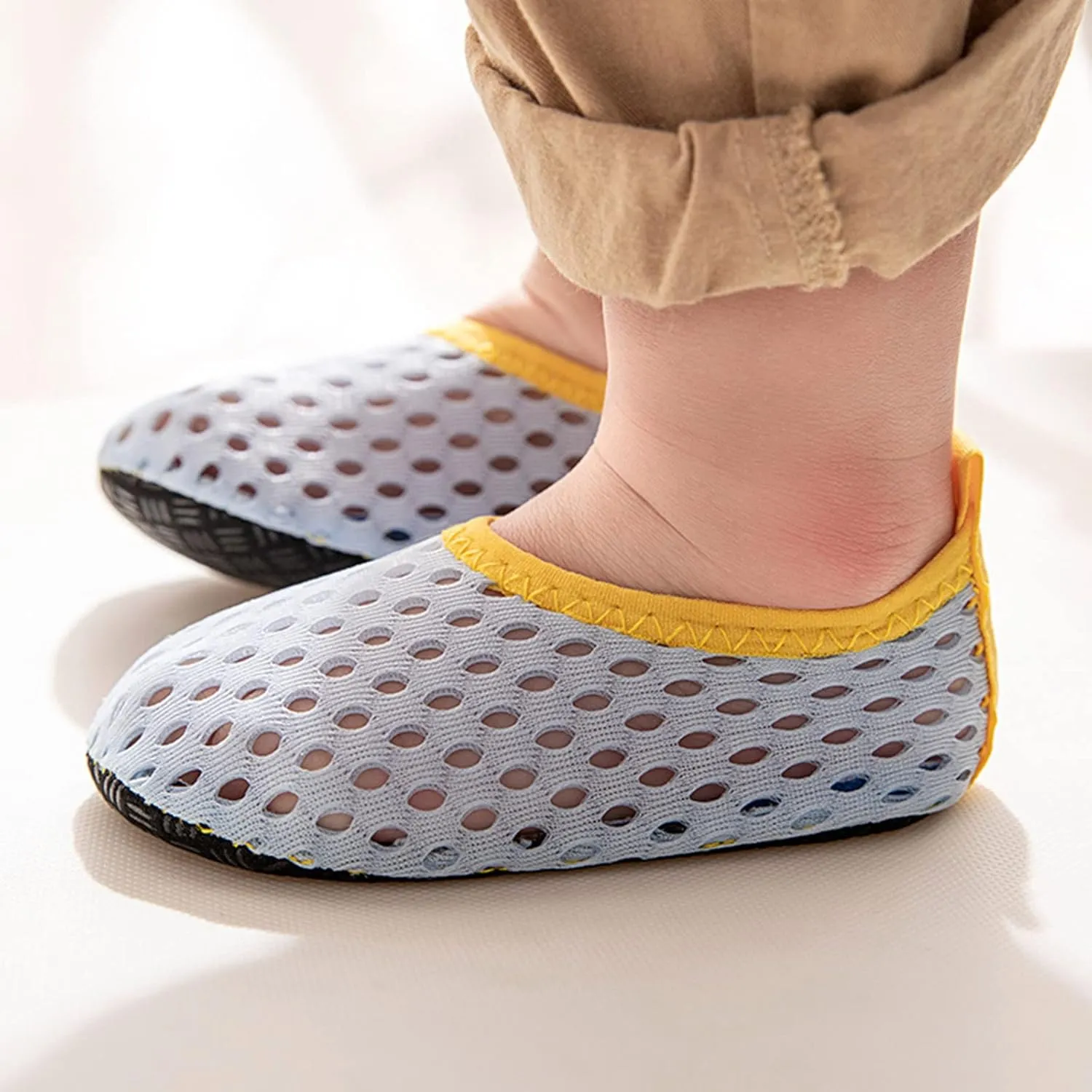Baby Shoes Infant Boys Girls Socks Toddler Breathable Mesh The Floor Socks Barefoot Socks Non Slip Shoes House Shoes B