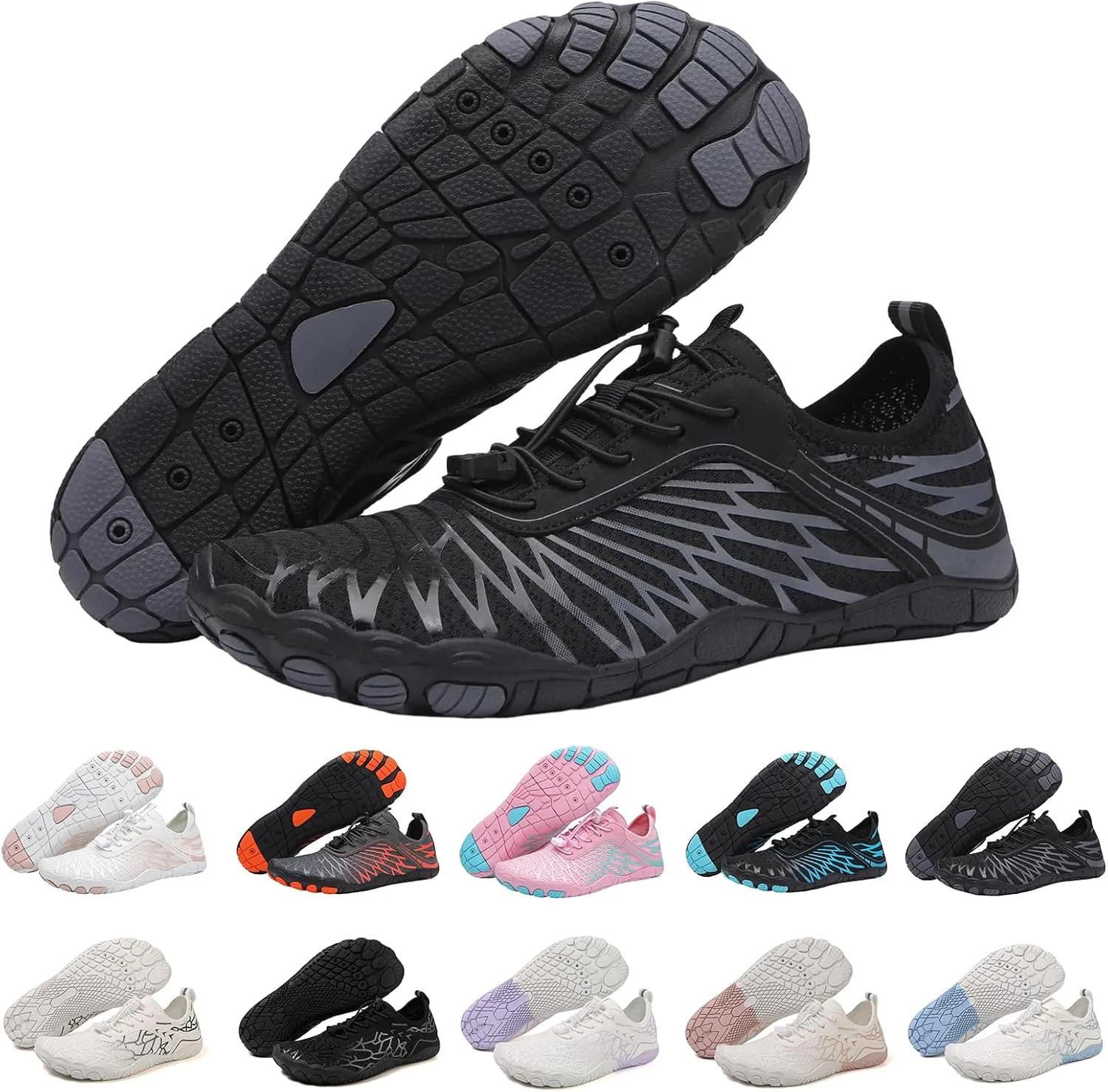 Barefoot Shoes for Women Pro Barefoot Shoes Breathable Healthy & Non-Slip Running Athletic Footwear Shoe Wide Toe Water Shoe Unisex