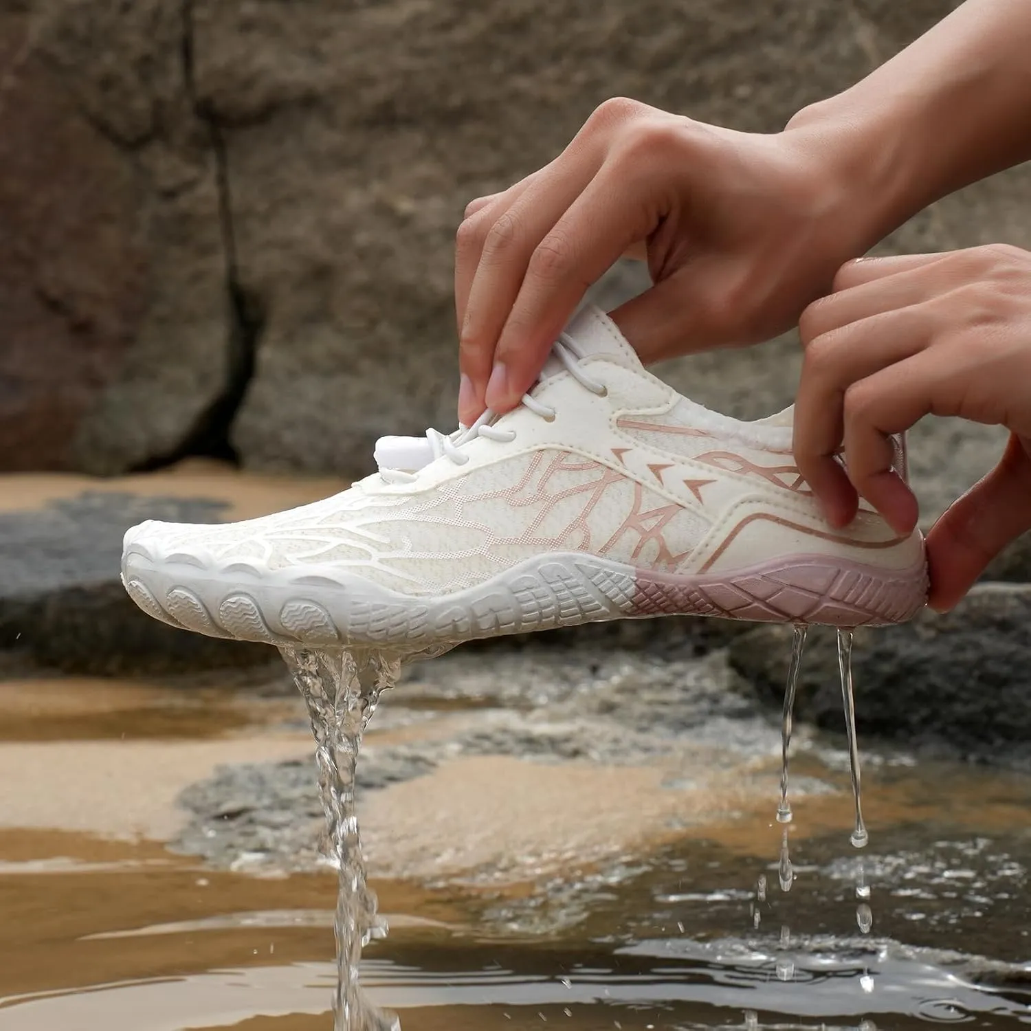 Barefoot Shoes for Women Pro Barefoot Shoes Breathable Healthy & Non-Slip Running Athletic Footwear Shoe Wide Toe Water Shoe Unisex