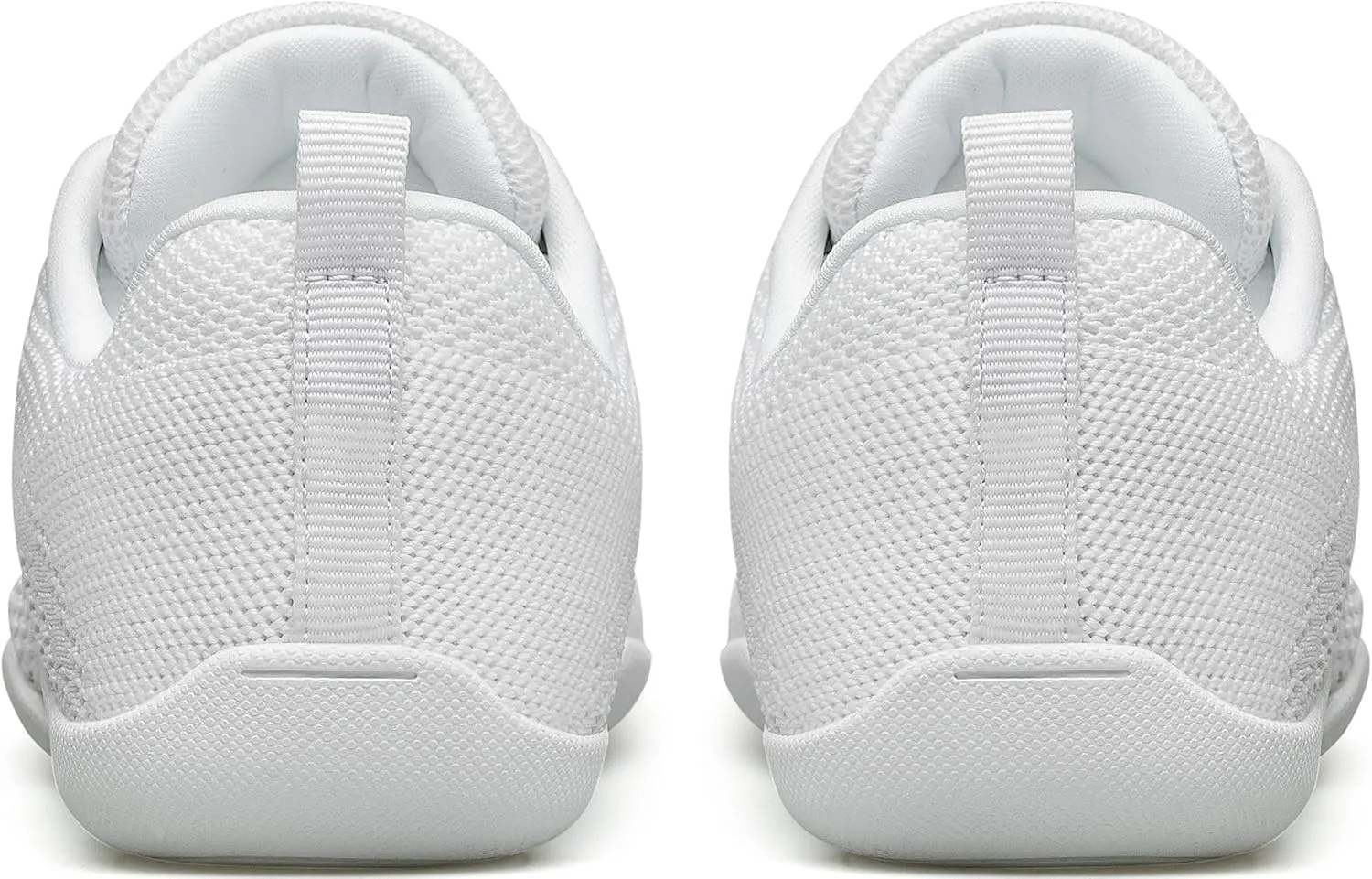 BAXINIER Girls White Cheerleading Shoes Breathable Youth Cheer Competition Sneakers Athletic Training Dance Tennis Walking Shoes