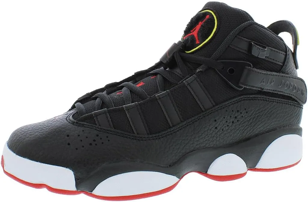 Big Kid's Jordan 6 Rings Black/University Red-White (323419 063) - 6.5