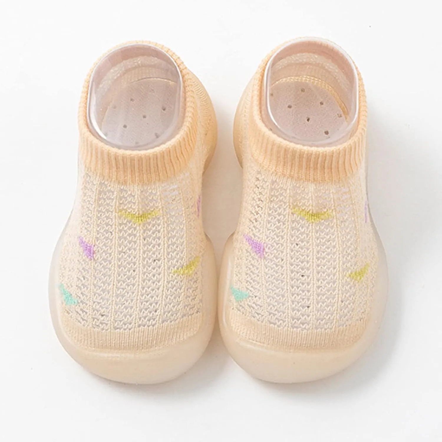 Boy Girl Baby Sock Shoes,0-3 Years Infant Boys Girls Summer Socks Shoes Breathable Mesh Non Slip First Walkers Shoes