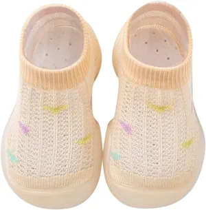 Boy Girl Baby Sock Shoes,0-3 Years Infant Boys Girls Summer Socks Shoes Breathable Mesh Non Slip First Walkers Shoes