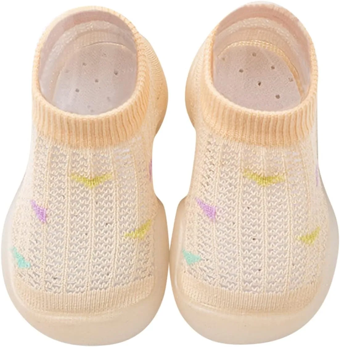 Boy Girl Baby Sock Shoes,0-3 Years Infant Boys Girls Summer Socks Shoes Breathable Mesh Non Slip First Walkers Shoes