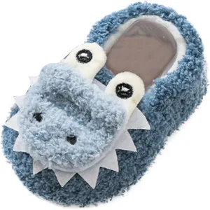 Boy Slip on Shoe Baby Shoes Floor Thickened in Winter Children Cartoon Dispensing Baby Cute Shoes Toddler Girl