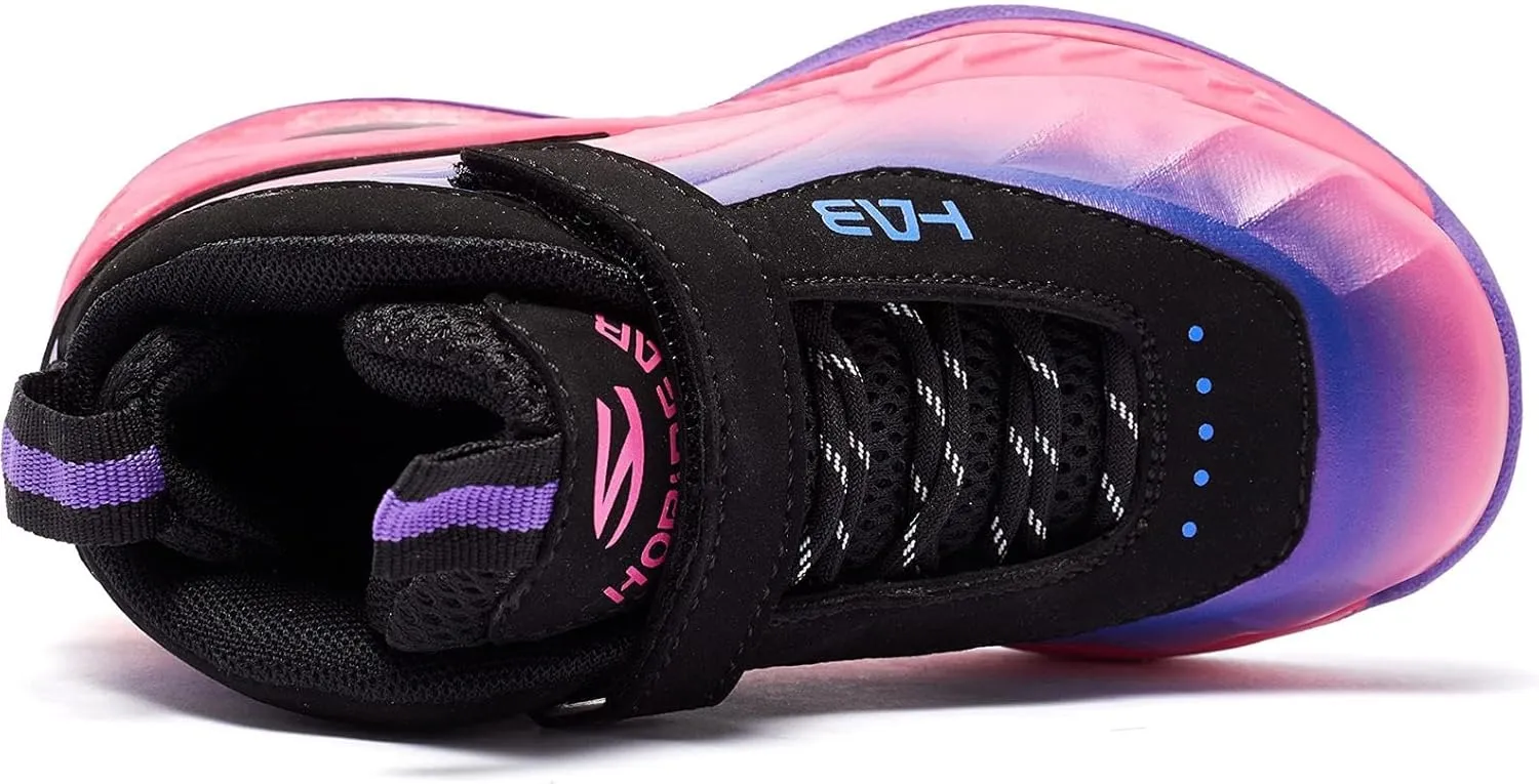 Boys Girls Sneakers Basketball Shoes for Kids Nonslip Girls Athletic Sports Running Shoes