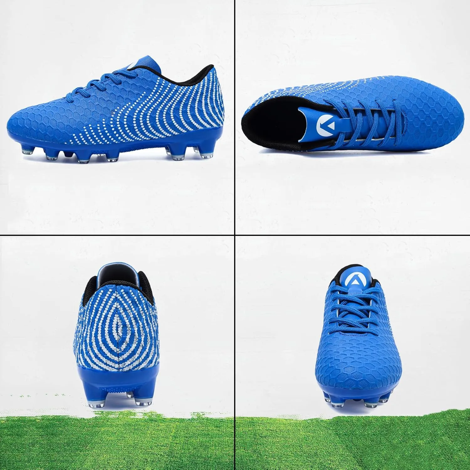 Boys Girls Soccer Cleats Kids Youth Firm Groud Soccer Shoes Athletic Outdoor Trainning Football Shoes Cleats