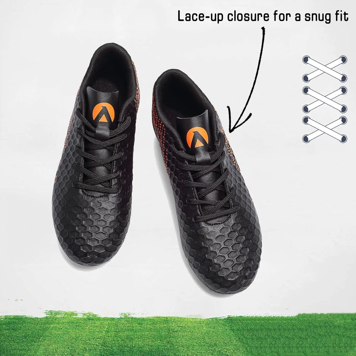 Boys Girls Soccer Cleats Kids Youth Firm Groud Soccer Shoes Athletic Outdoor Trainning Football Shoes Cleats