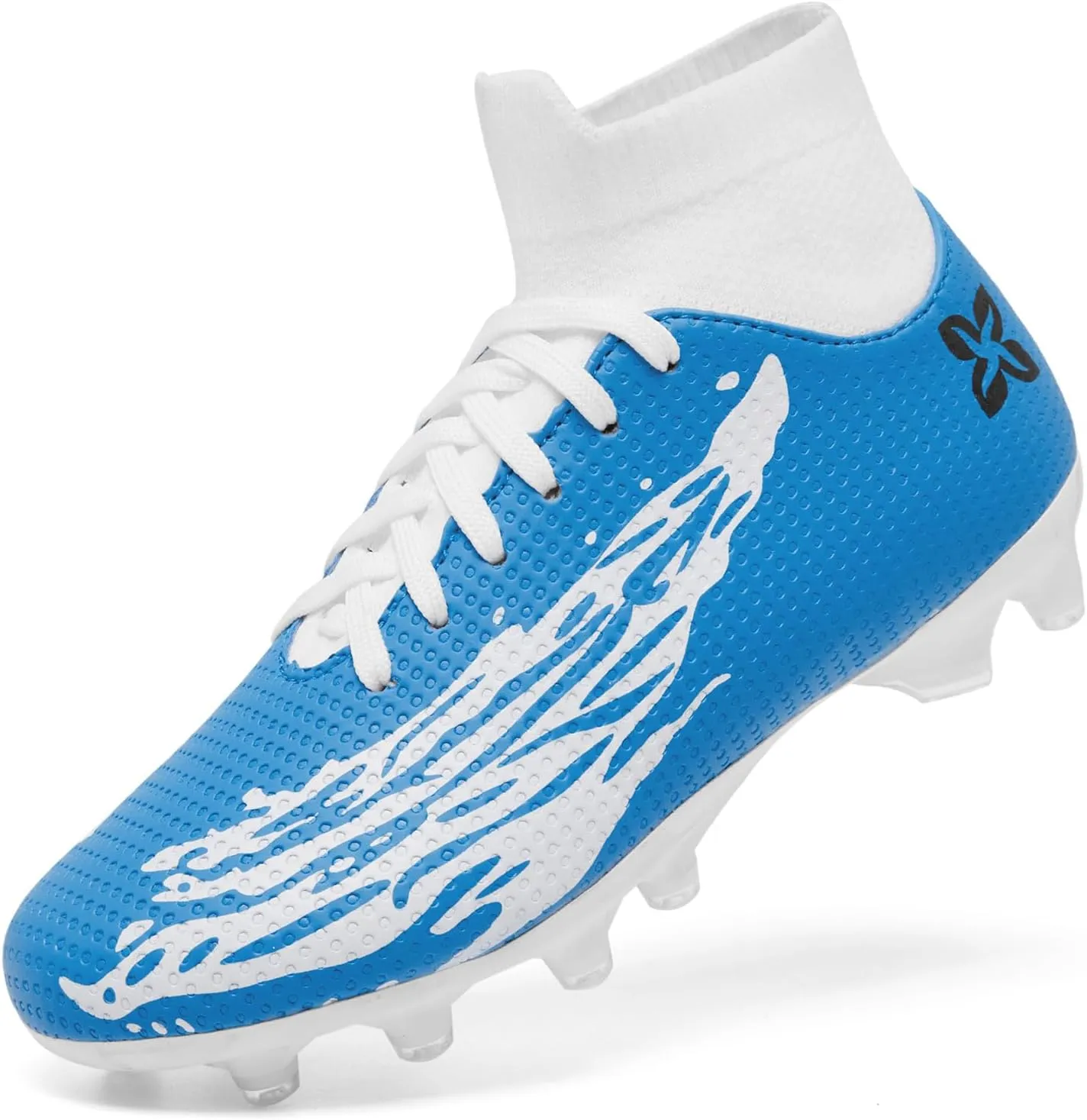 Boys Girls Soccer Cleats Youth Firm Groud Soccer Shoes Athletic Outdoor Training Football Cleats for Little/Big Kids