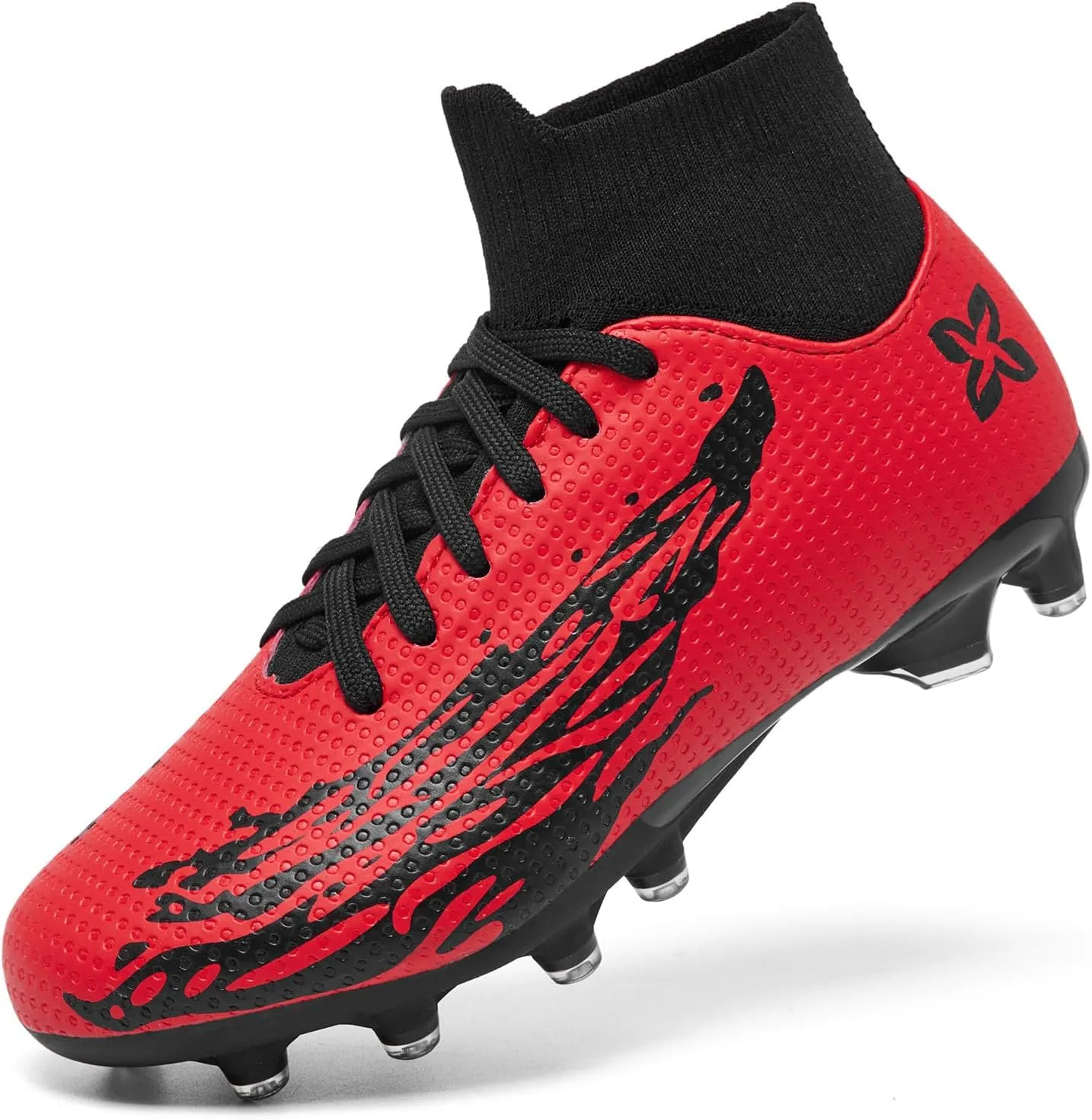 Boys Girls Soccer Cleats Youth Firm Groud Soccer Shoes Athletic Outdoor Training Football Cleats for Little/Big Kids