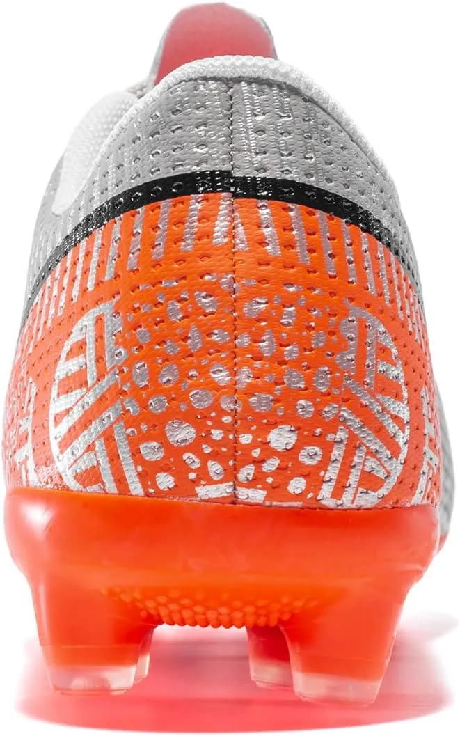 Boys Girls Soccer Shoes Kids Football Cleats Turf Indoor Low-Top Non-Slip Sneakers for Youth
