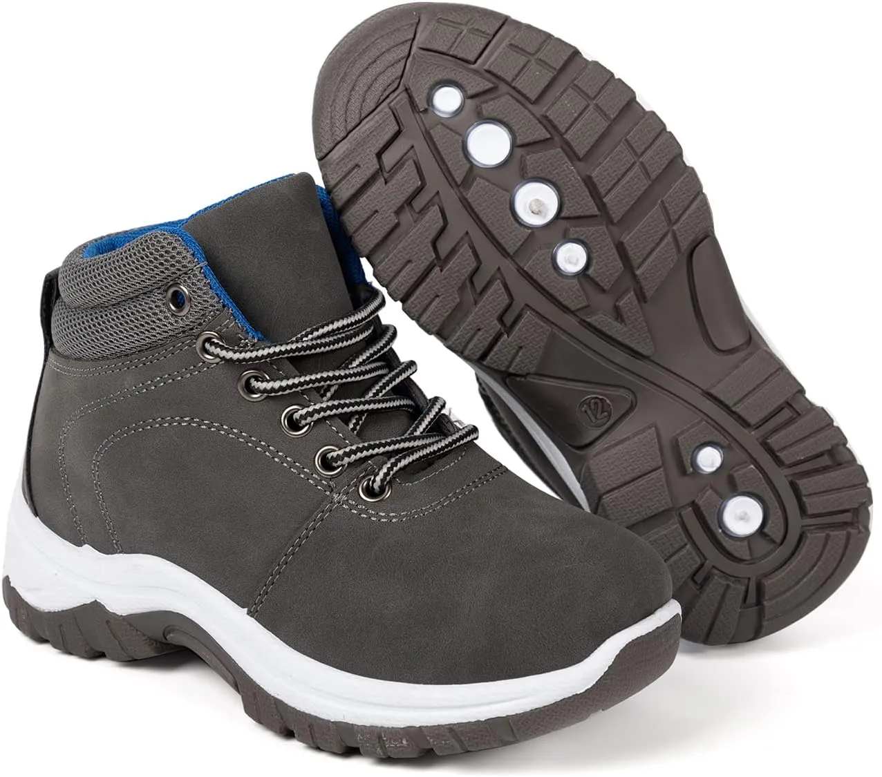 Boys Outdoor Hiking boots Kids Slip Resistant Climbing hiker Children Casual Sneakers Size 11-6