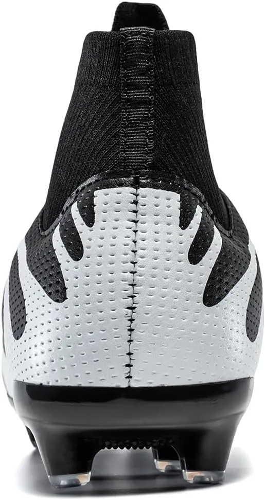 Boys Soccer Cleats for Kids Athletic Turf Shoes for Outdoor Training Easy to Wear Kids Soccer Shoes