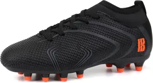 brooman Kids Firm Ground Soccer Cleats Boys Girls Outdoor Football Shoes