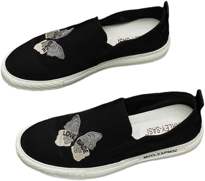 Casual Men's Slip-On Canvas Shoes - Soft Flexible Loafers for All-Day Comfort, Lightweight Design Ideal for Summer & Spring Seasons