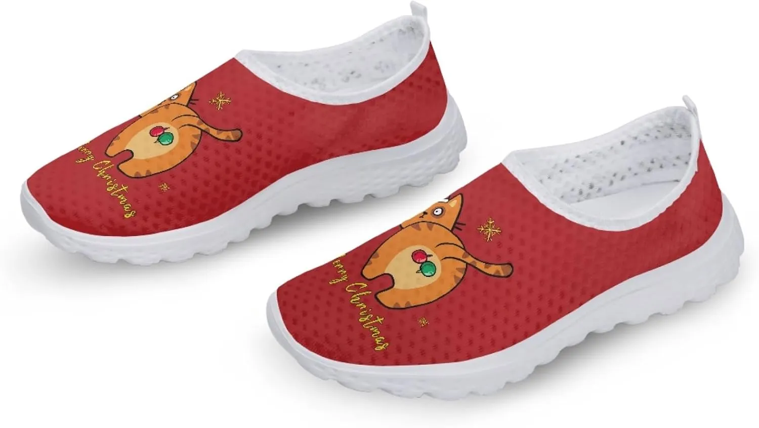 Casual Slip On Flats Sneakers for Women's Air Mesh Running Shoes Outdoor Sport Training Shoes Non Slip Lightweight Breathable Fashion