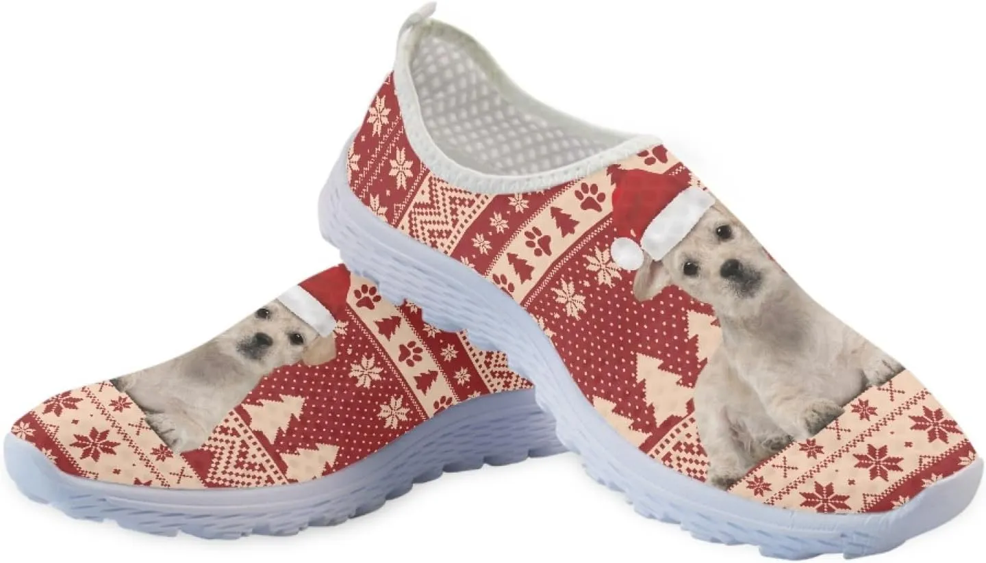 Casual Slip On Flats Sneakers for Women's Air Mesh Running Shoes Outdoor Sport Training Shoes Non Slip Lightweight Breathable Fashion