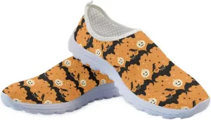 Casual Slip On Flats Sneakers for Women's Air Mesh Running Shoes Outdoor Sport Training Shoes Non Slip Lightweight Breathable Fashion