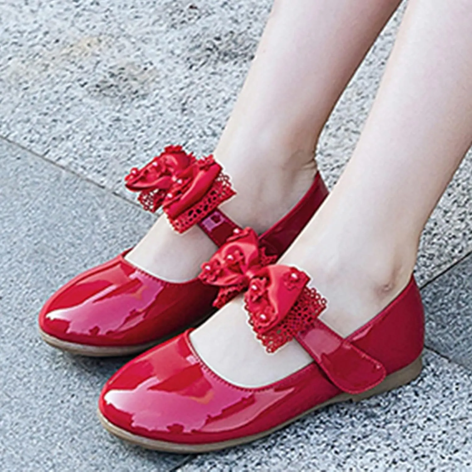 Children Shoes Flat Shoes Shoes with Sequins Bowknot Girls Dancing Shoes Canvas Shoes Girls