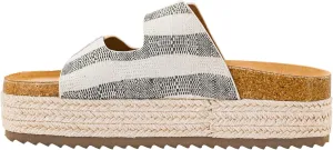 Corkys Footwear No Filter 2-Inch Platform Sandals with Adjustable Buckles and Comfortable Insoles - Stylish & Comfortable Espadrille Sandals - All Day Wear