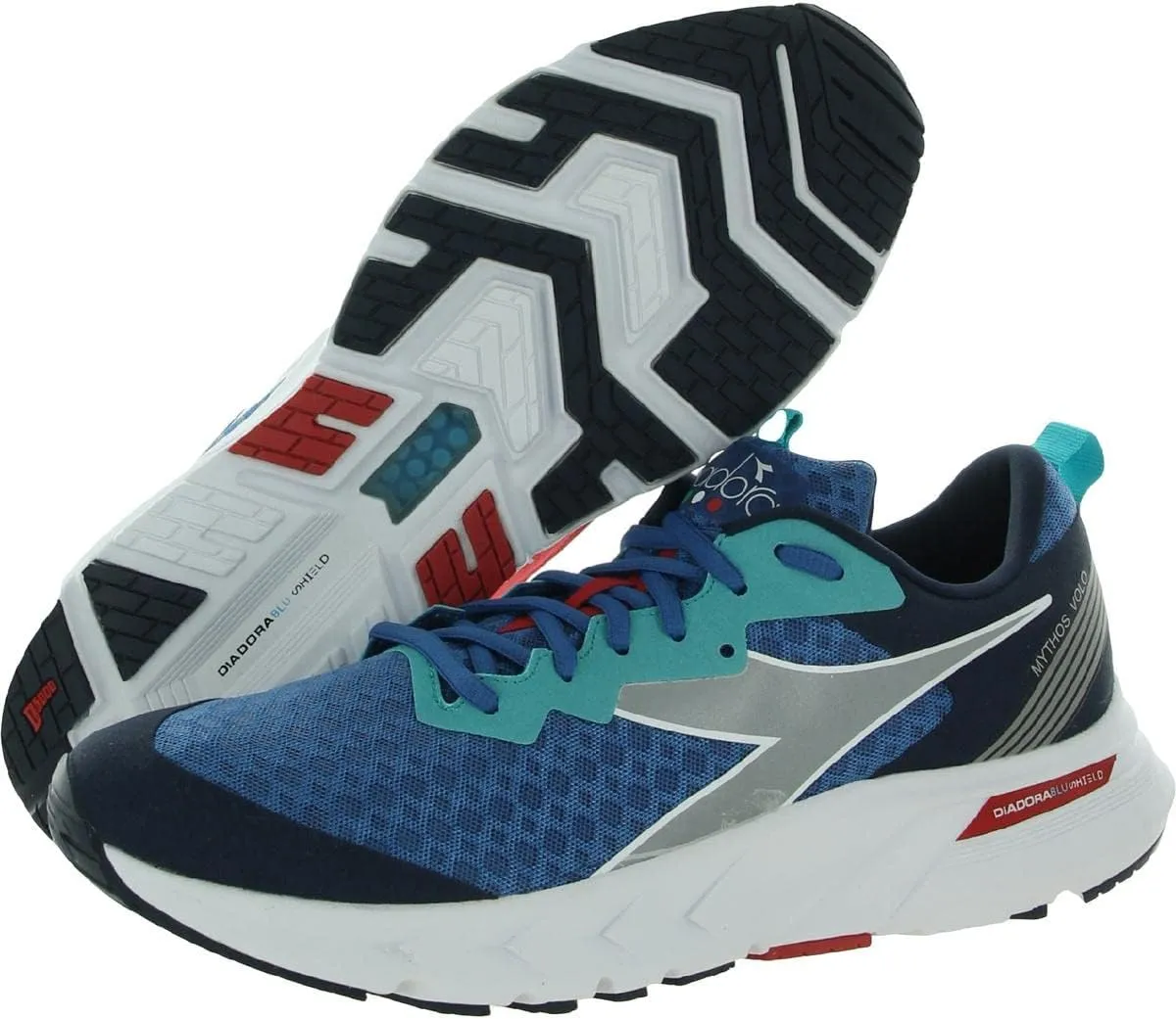 Diadora Mens Mythos Blushield Volo Hip Running Sneakers Shoes - Black
