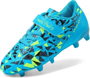DREAM PAIRS Boys Girls Soccer Cleats Kids Football Shoes for Little/Big Kid SDSO2307K