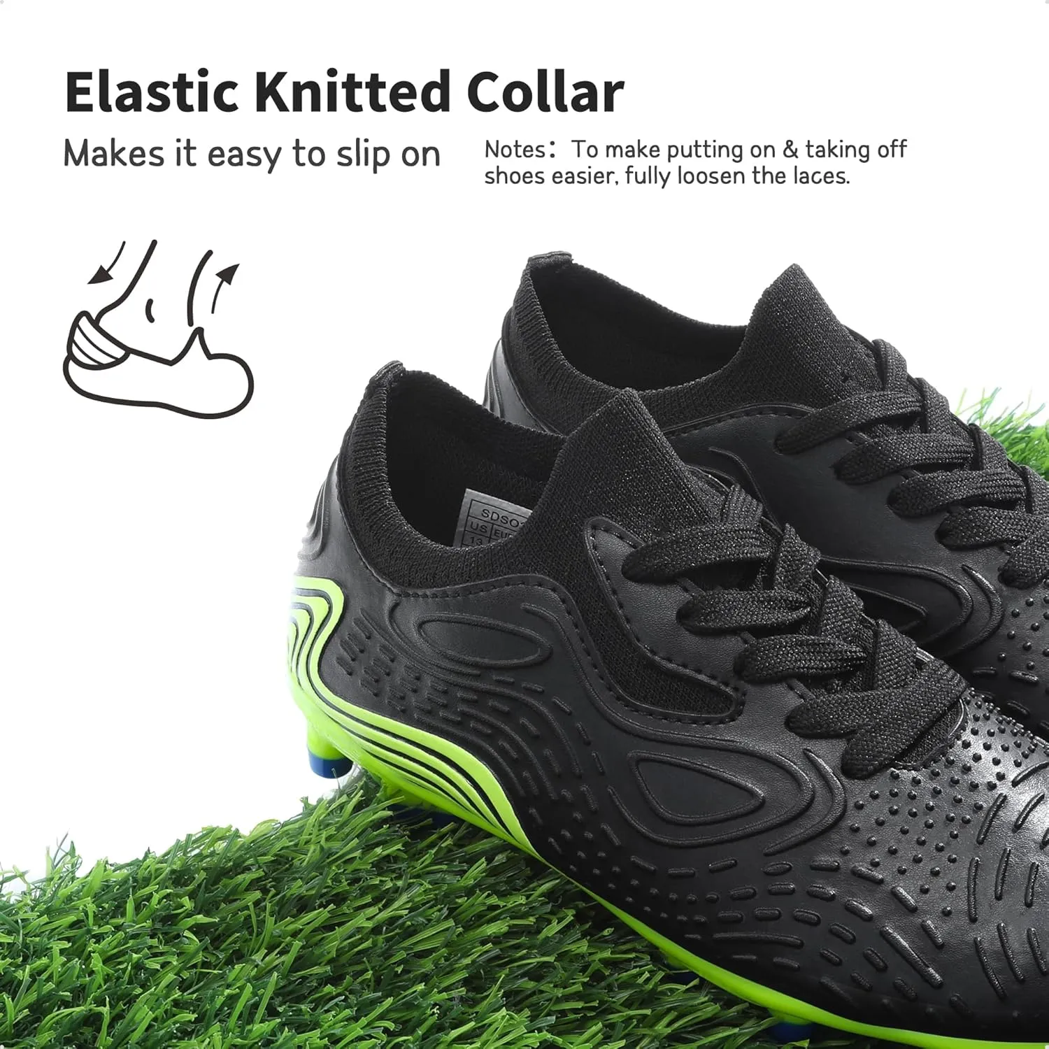 Dream Pairs Boys Girls Soccer Cleats Kids Football Shoes for Little/Big Kid
