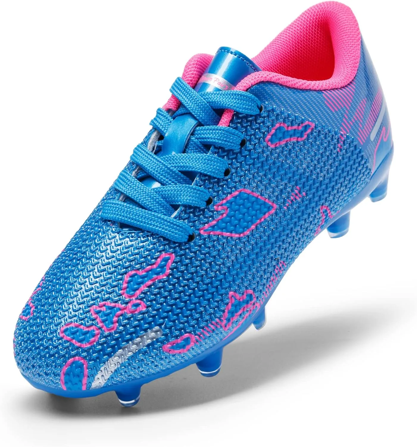 DREAM PAIRS Boys Girls Soccer Cleats Kids Football Shoes for Little/Big Kid