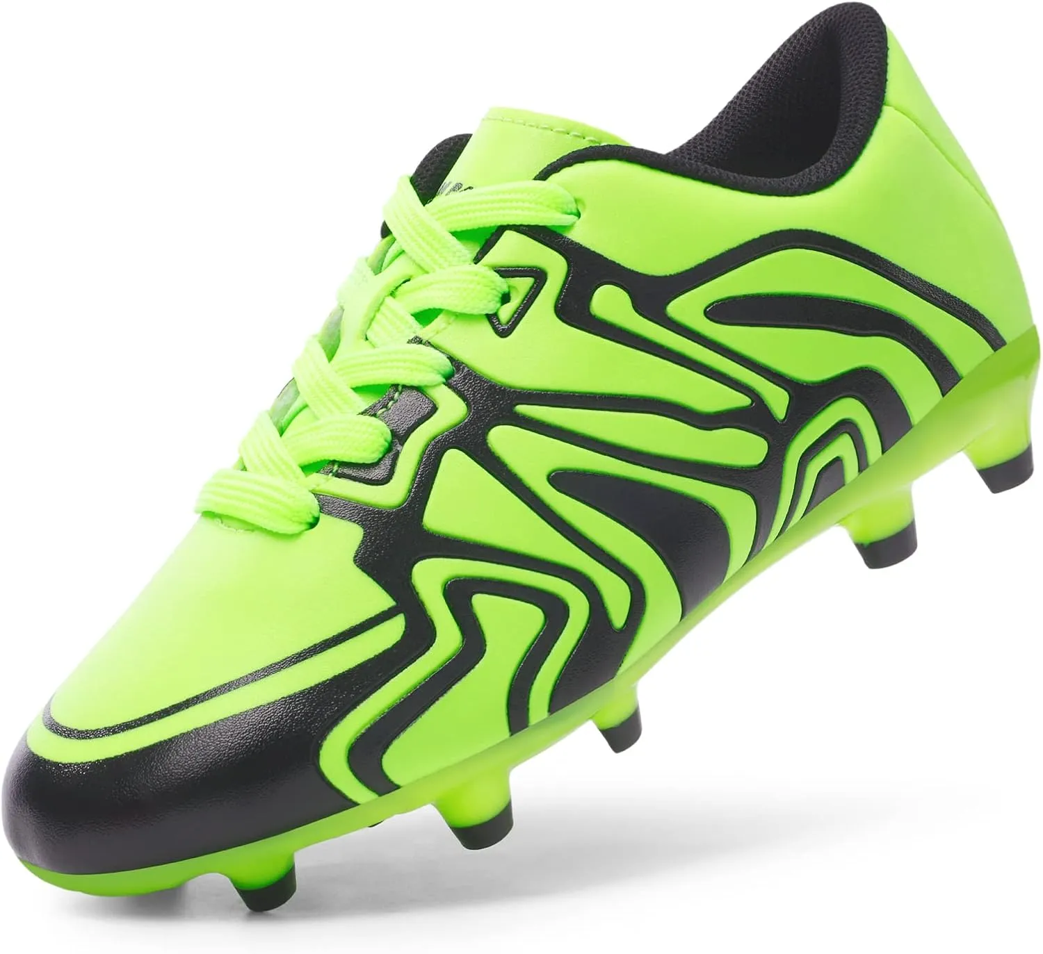 DREAM PAIRS Boys Girls Soccer Cleats Youth Firm Groud Baseball Cleats Sport Athletic Outdoor Trainning Football Shoes for Little/Big Kid