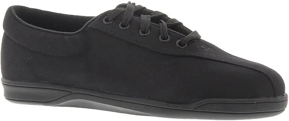 Easy Spirit Women's Ap2 Sneaker, Black Fabric, 8 X-Wide