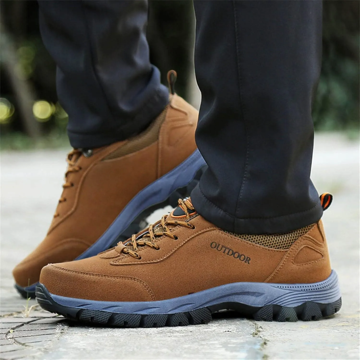Fashion Orthopedic Sneakers for Men Comfortable Breathable Stretch Canvas Slip On Sneaker Men's Grounded Shoes