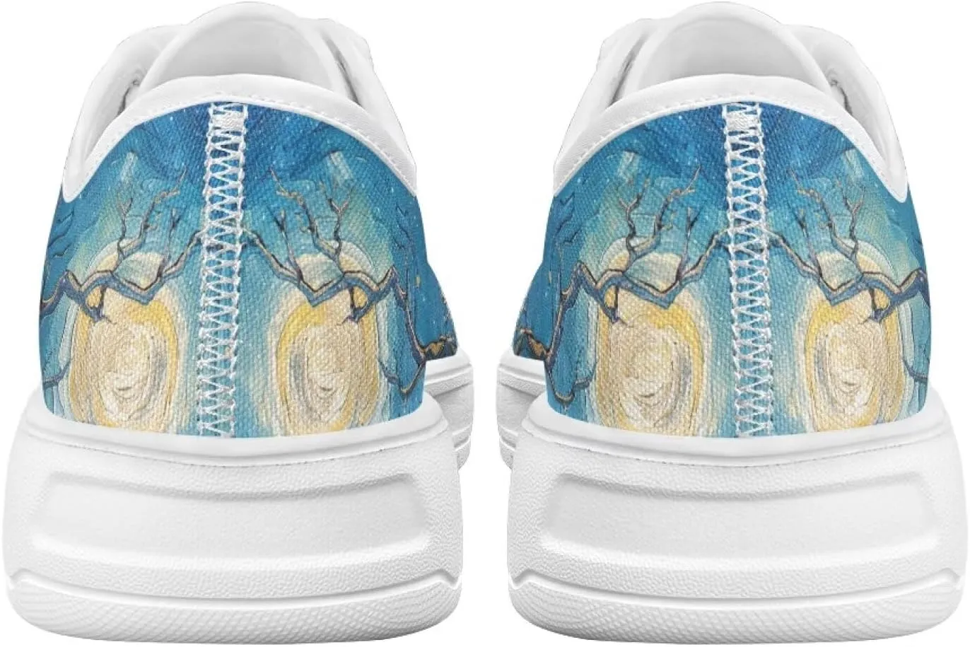Fashion Sneakers for Women Lace up Memory Foam Insole and Non-Slip Womens Shoes Dressy Casual Spring Shoes