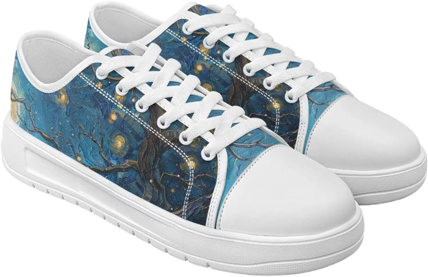 Fashion Sneakers for Women Lace up Memory Foam Insole and Non-Slip Womens Shoes Dressy Casual Spring Shoes